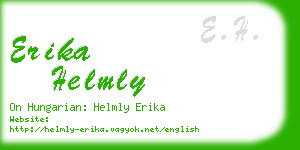 erika helmly business card